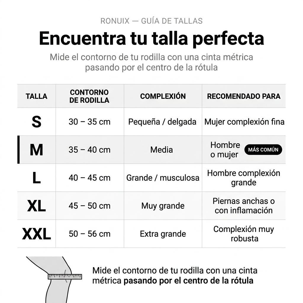 Rodillera de Compresión Ajustables
